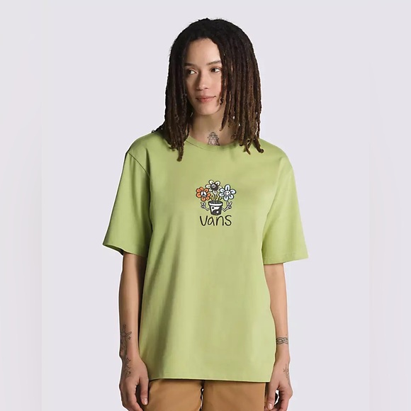 Vans Peace Plants Tee, size XS, oversized cut - Picture 7 of 9